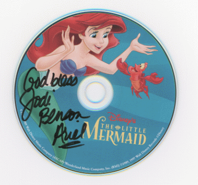 The Little Mermaid Jodi Benson Autographs
